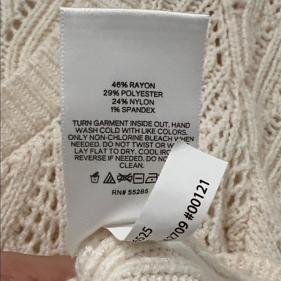 Express Cream Button-Up Cardigan - Picture 6 of 6